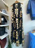 Greek Black and Gold Sleeveless Dress