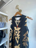 Greek Black and Gold Sleeveless Dress