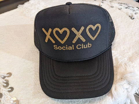 Heart XOXO Social Club Trucker Hat