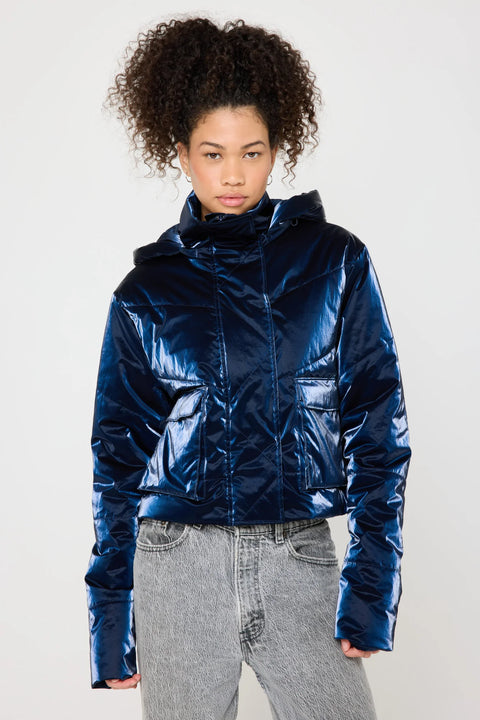 Monroe Puffer Jacket Midnight Navy